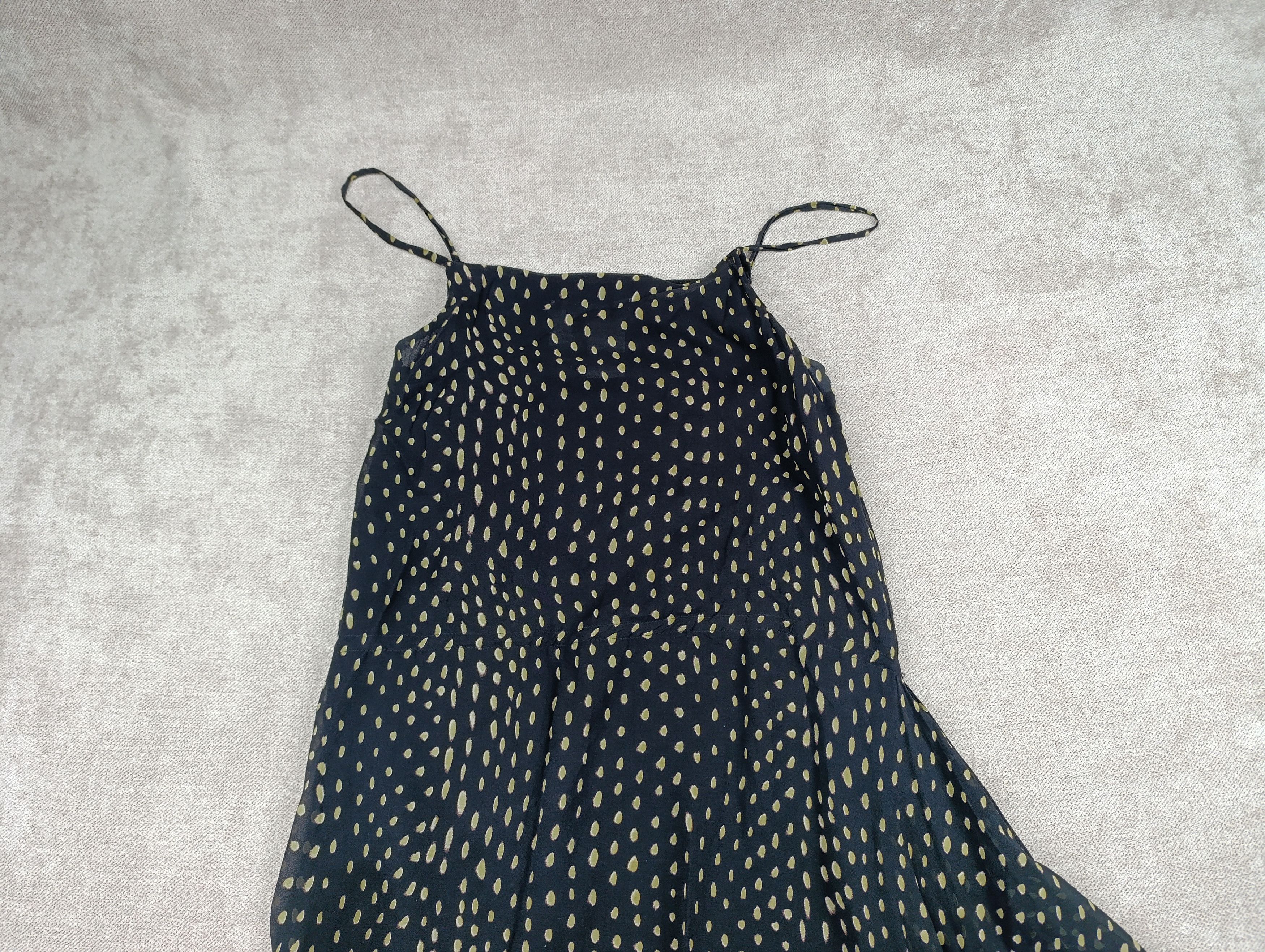 Max Mara MAX MARA DOT PRINT SILK VINTAGE STRAP ASYMMETRIC DRESS Size M / US 6-8 / IT 42-44 - 20 Thumbnail