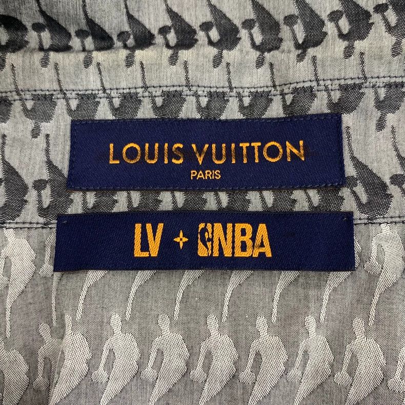 Louis Vuitton Louis Vuitton NBA co-branded dark grey logo full-print cot Size US L / EU 52-54 / 3 - 5 Thumbnail