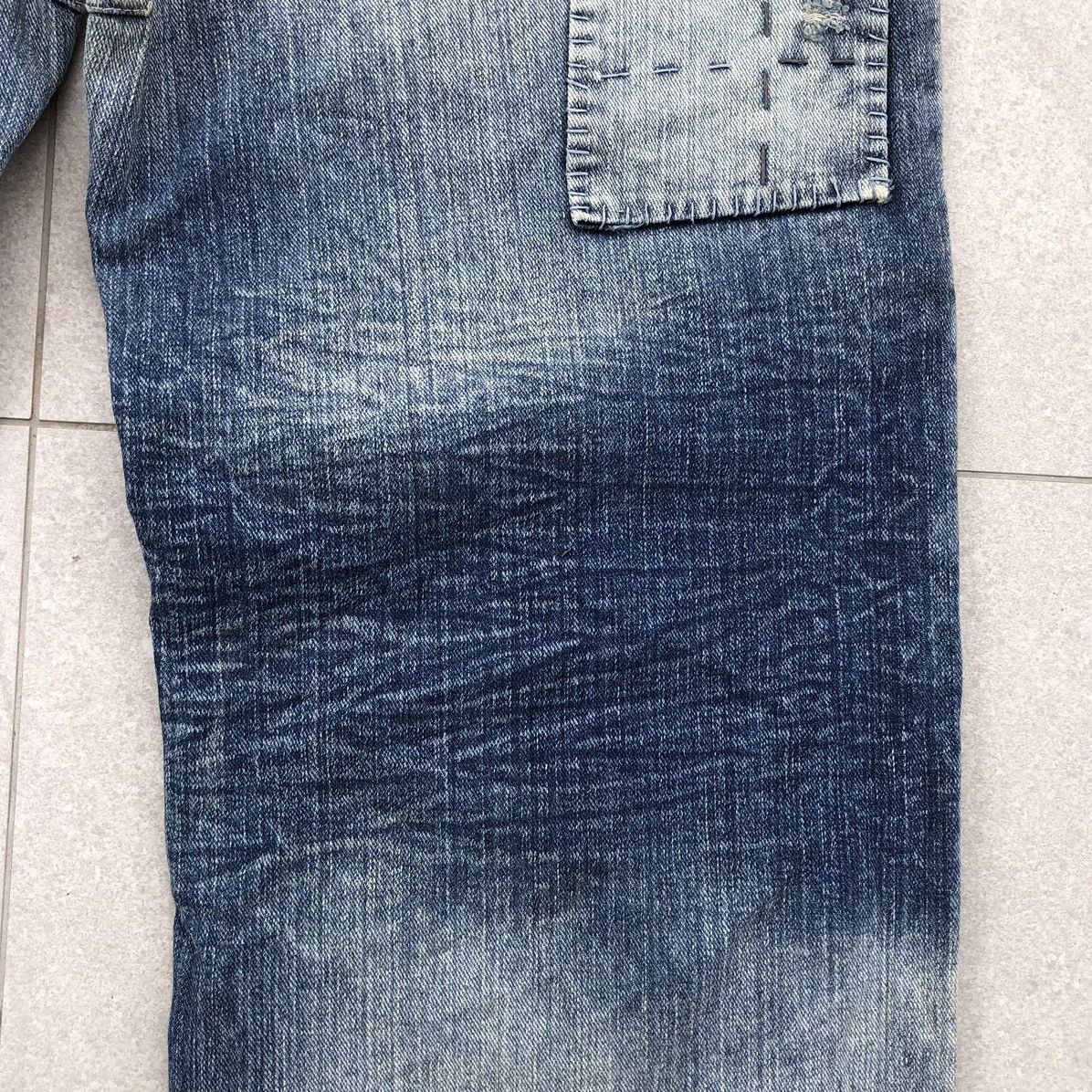 Japanese Brand CIRCUM Embroidery Patchwork Pant Kapital Archive Inspired Size US 33 - 12 Thumbnail
