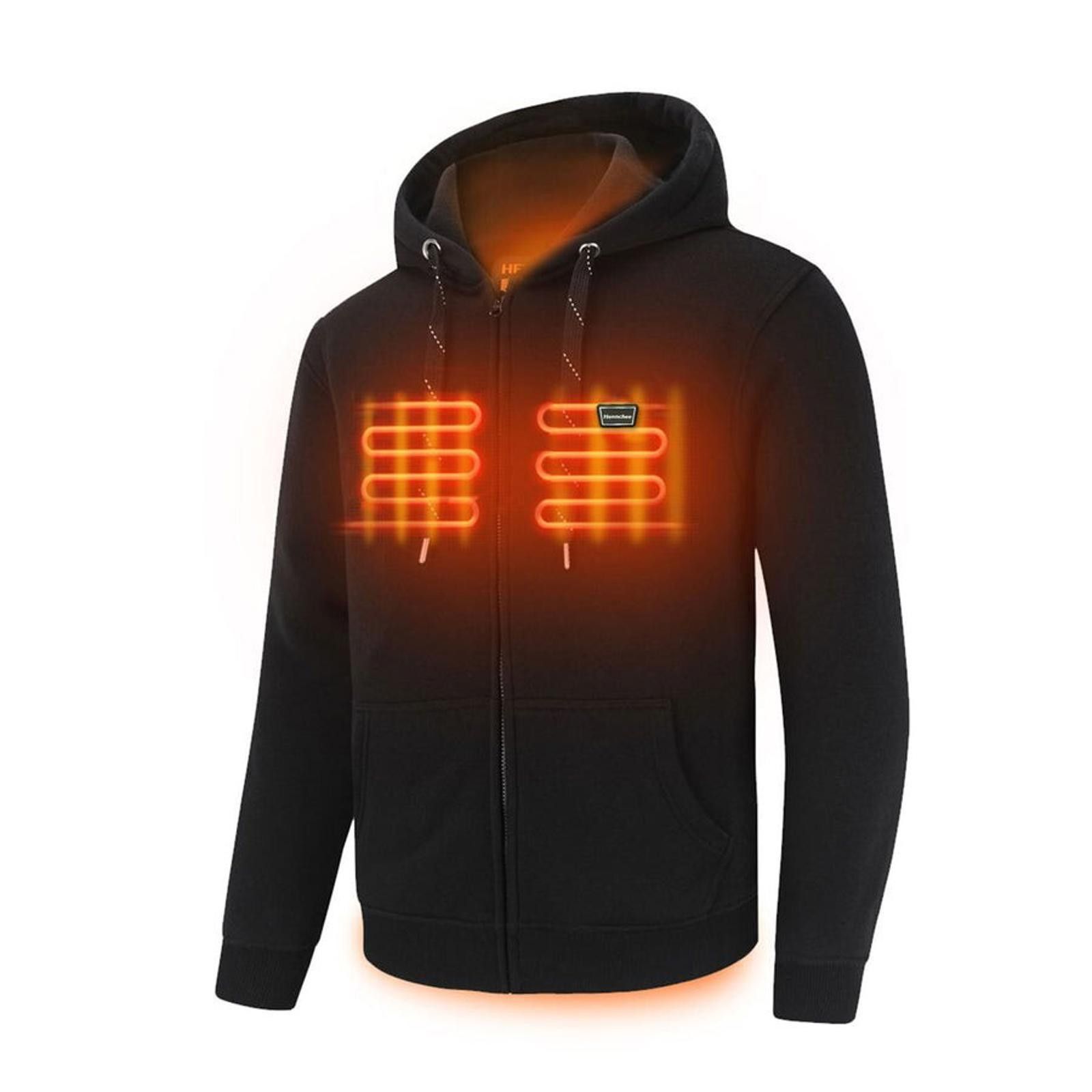 Other Hennchee Heated Hoodie with Battery Zip Up Sweatshirt Men M Size US M / EU 48-50 / 2 - 1 Thumbnail