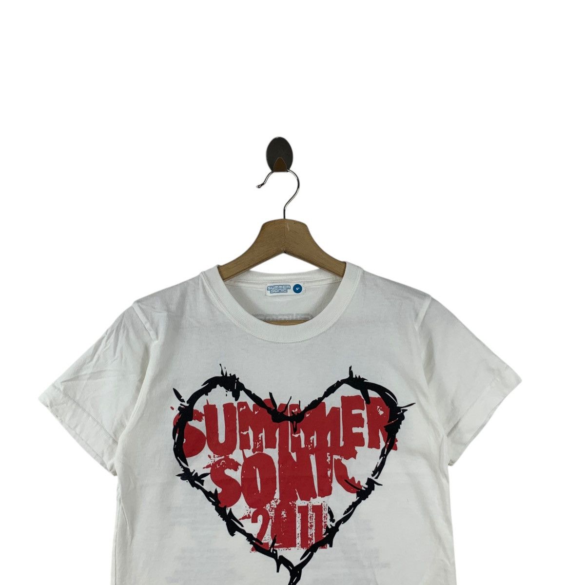 Vintage SUMMER SONIC 2011 Red Hot Chilli Peppers Headlines Tee Size US S / EU 44-46 / 1 - 2 Thumbnail