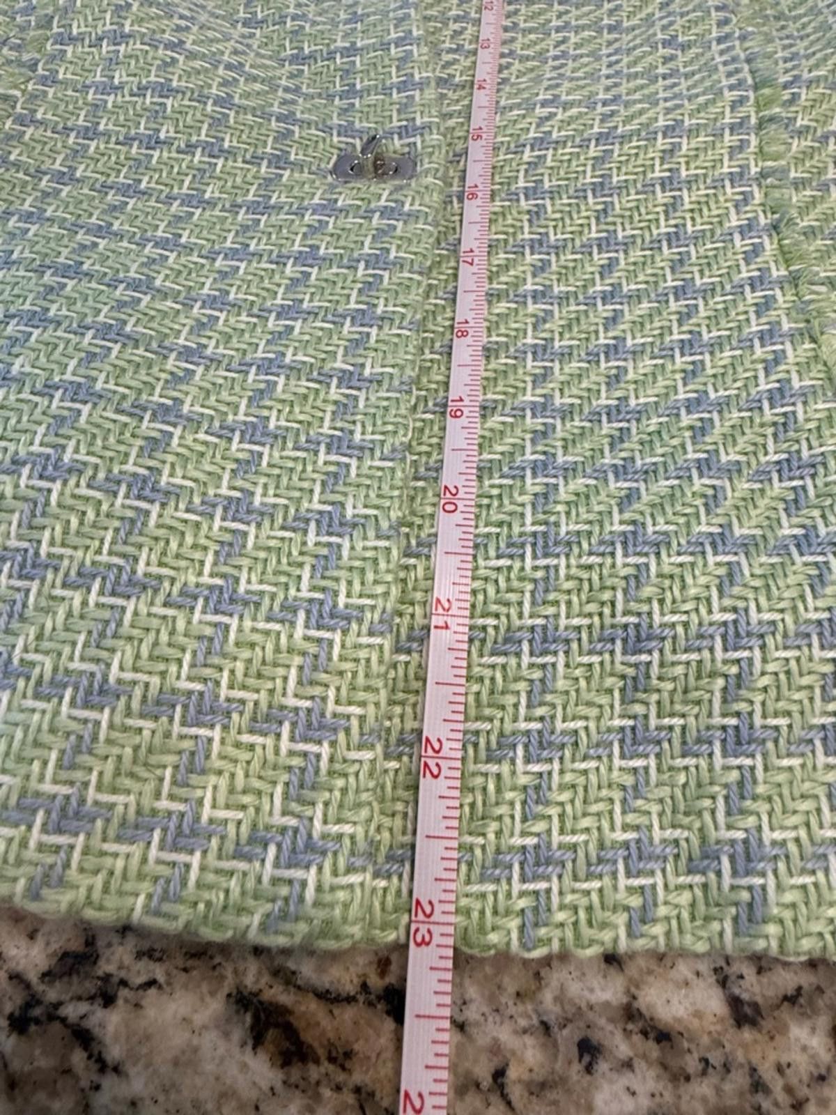 Other Sag Harbor spring green sky blue tweed blazer jacket SZ 12P Size XL / US 12-14 / IT 48-50 - 9 Thumbnail