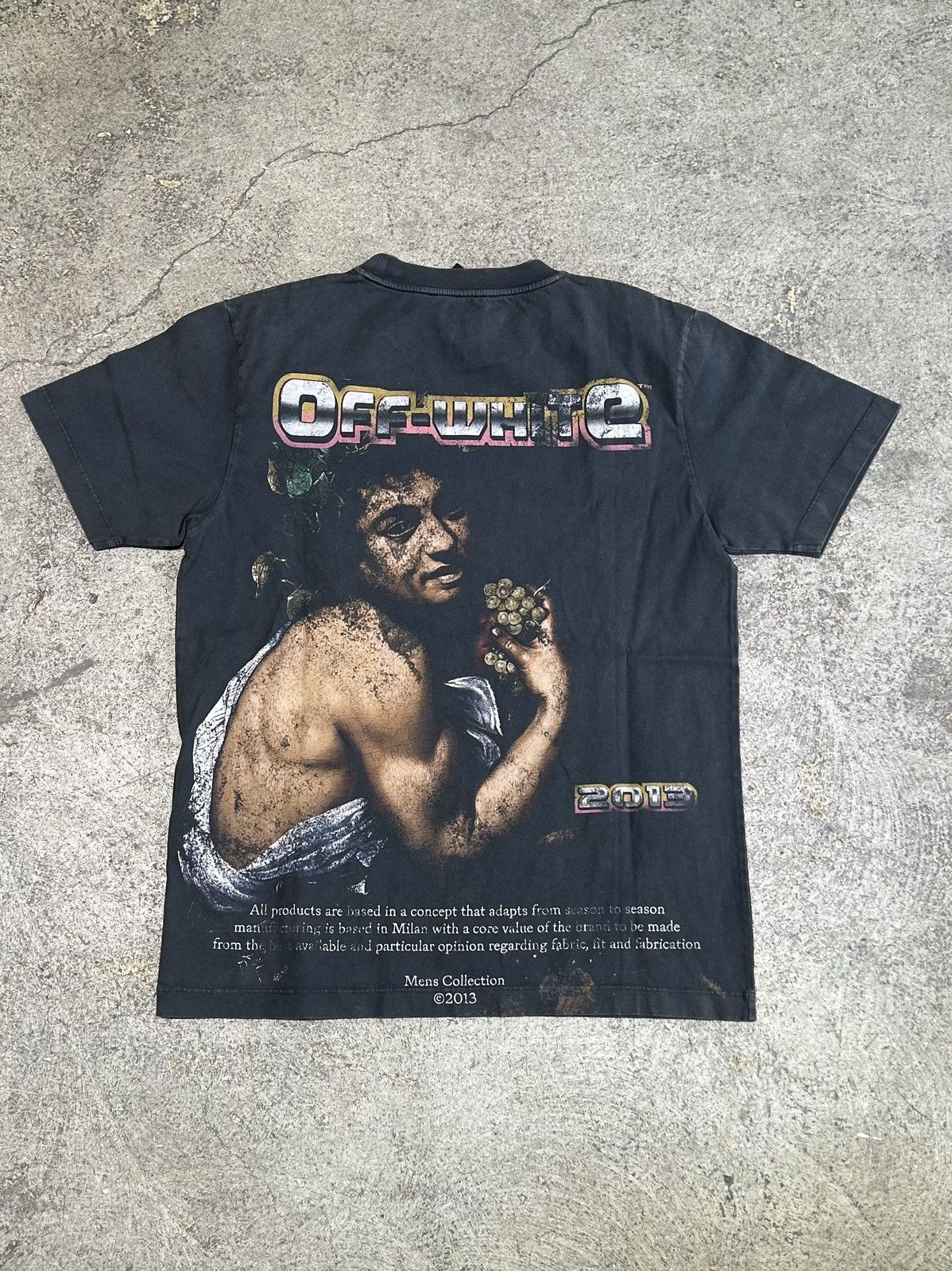 Off-White Off-White Digit Bacchus Crew-Neck Tee Black Size US S / EU 44-46 / 1 - 10 Thumbnail