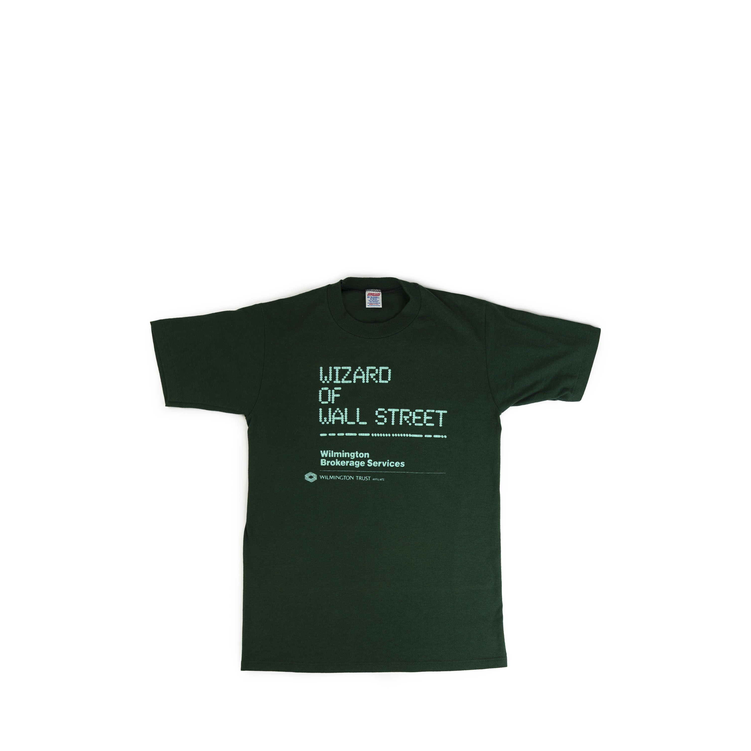 Vintage Vintage 1980's Wizard Of Wall Street Tee Shirt Size US M / EU 48-50 / 2 - 1 Thumbnail