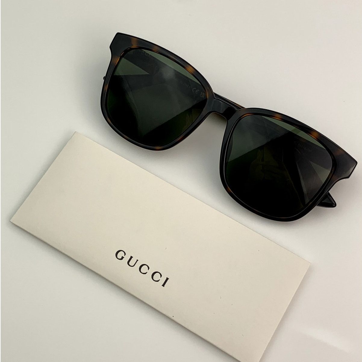 Gucci NEW Gucci GG0637SK 002 Havana Green Unisex Authentic Size ONE SIZE - 10 Thumbnail