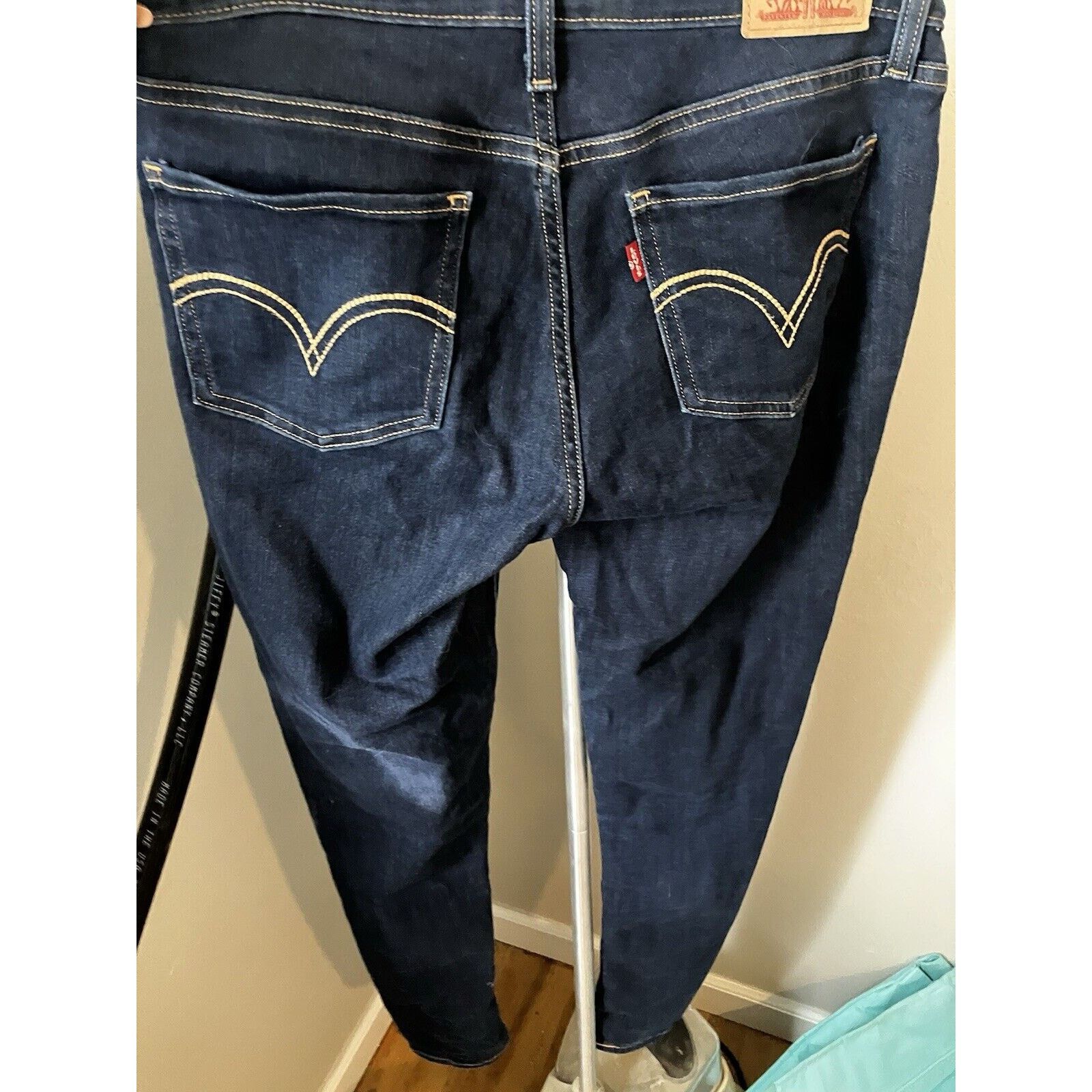 Levi's Levi's 535 Super Skinny Jeans Women's 29 Blue Mid Rise 29x30 Size 29" - 2 Thumbnail