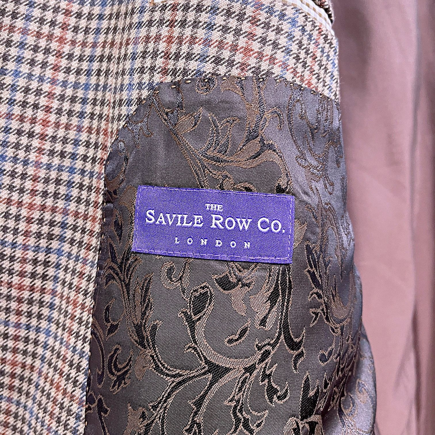 Savile Row Saville Row Wool Tweed Sport Coat Brown Mens 46R Size 46R - 6 Thumbnail