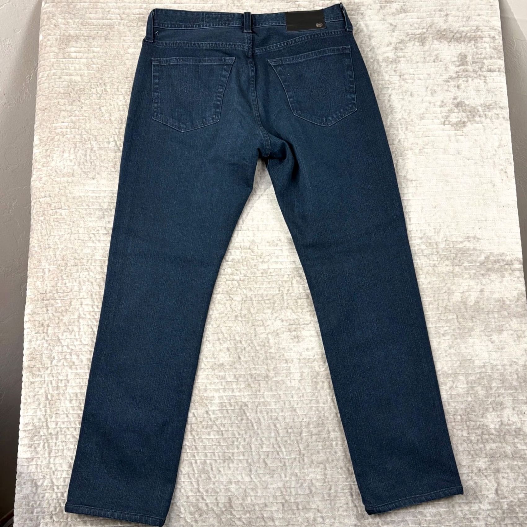 Vintage AG Adriano Goldschmied Jeans 31 Slim Straight Blue 31x32 Men Regular Denim Zip Button Five-Pocket Japanese Fabric Size US 31 - 2 Thumbnail