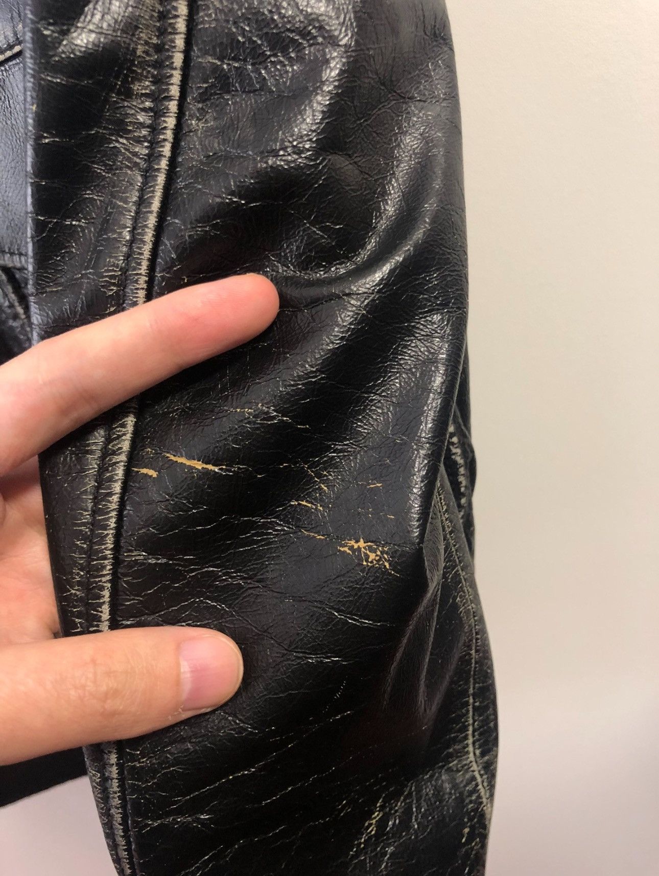 Saint Laurent Paris Saint Laurent Paris Used Look Leather Bomber Sz.44 Size US S / EU 44-46 / 1 - 6 Thumbnail