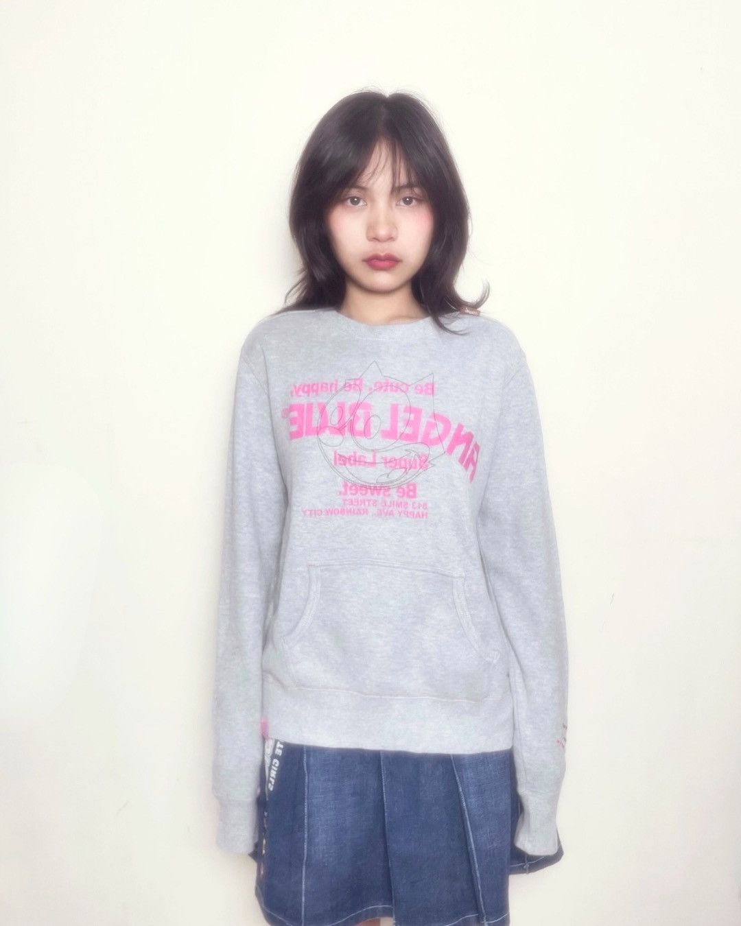 Angel Blue Angel Blue Super Label Crewneck Sweatshirt Size M / US 6-8 / IT 42-44 - 1 Thumbnail