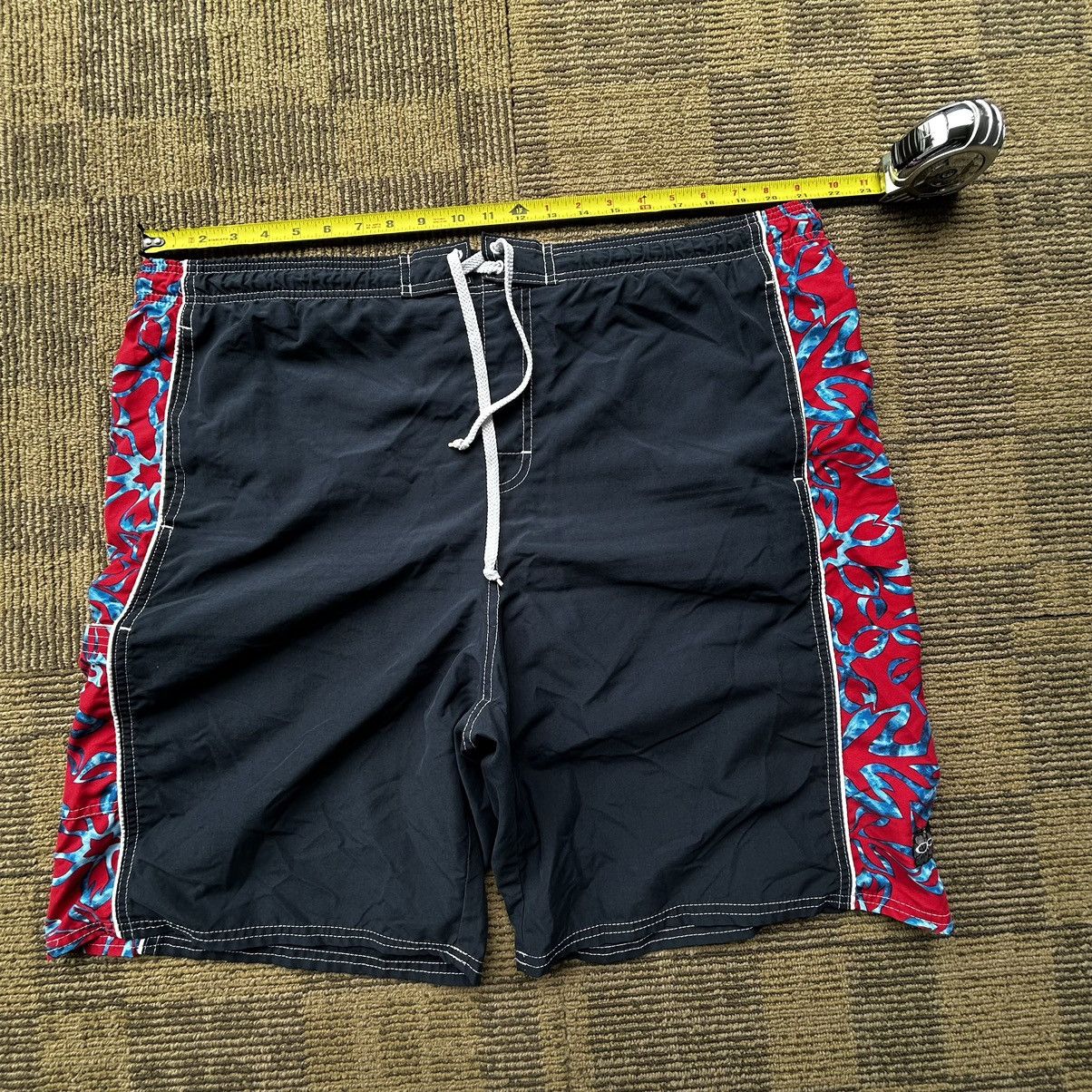 Ocean Pacific Vtg 90’s OP Ocean Pacific Red/ Blue Surf Swim Board Shorts Size US 38 / EU 54 - 4 Thumbnail