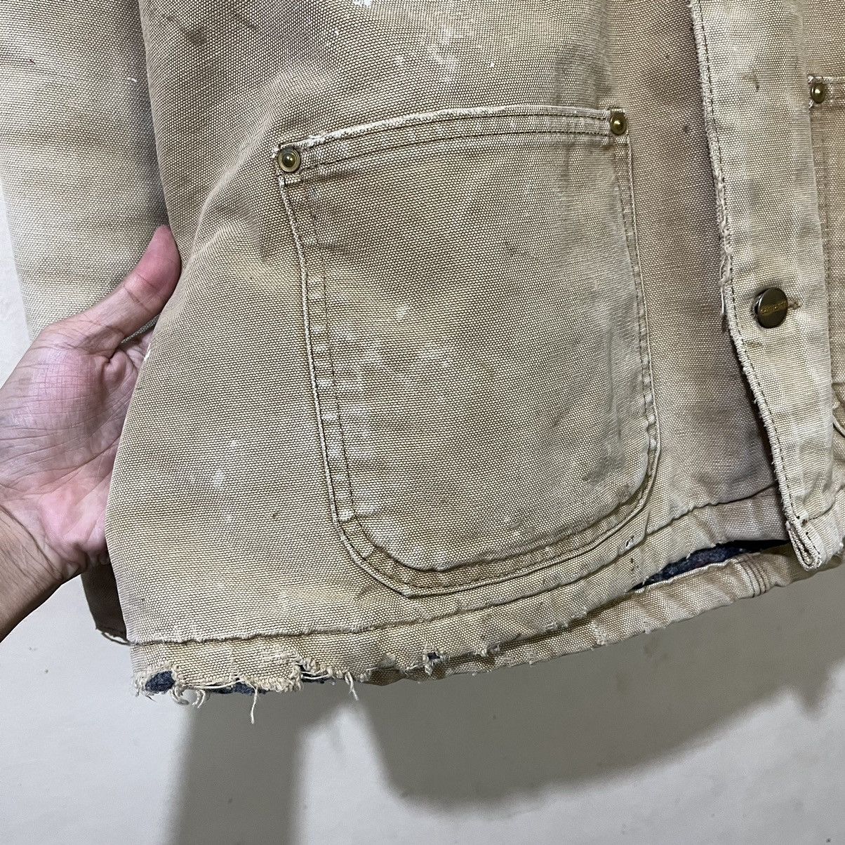 Carhartt Vintage 90's Carhartt C01 BRN Hamilton Chore Jacket Size US XL / EU 56 / 4 - 20 Thumbnail