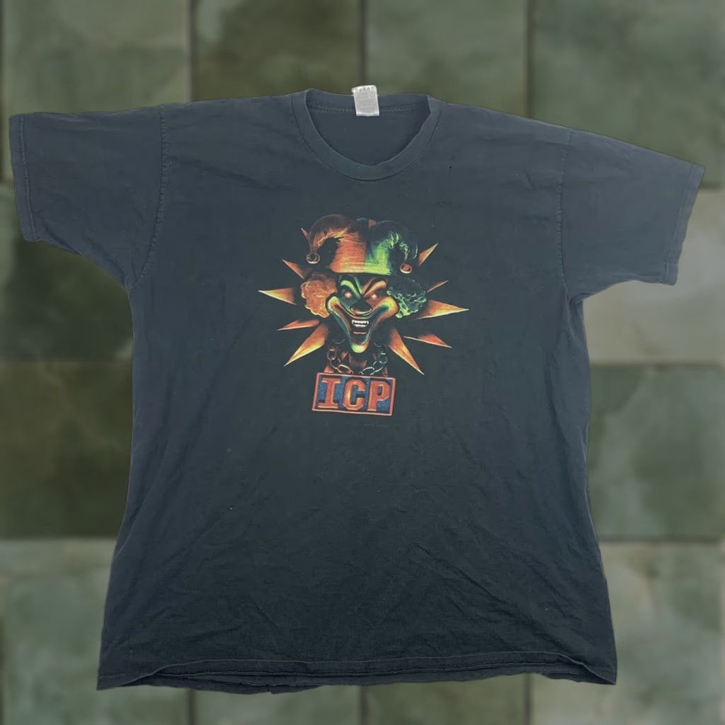 Fruit Of The Loom VINTAGE Insane Clown Posse T-Shirt 2XL Men Black Band Concert 90s Y2K Size US XXL / EU 58 / 5 - 1 Thumbnail