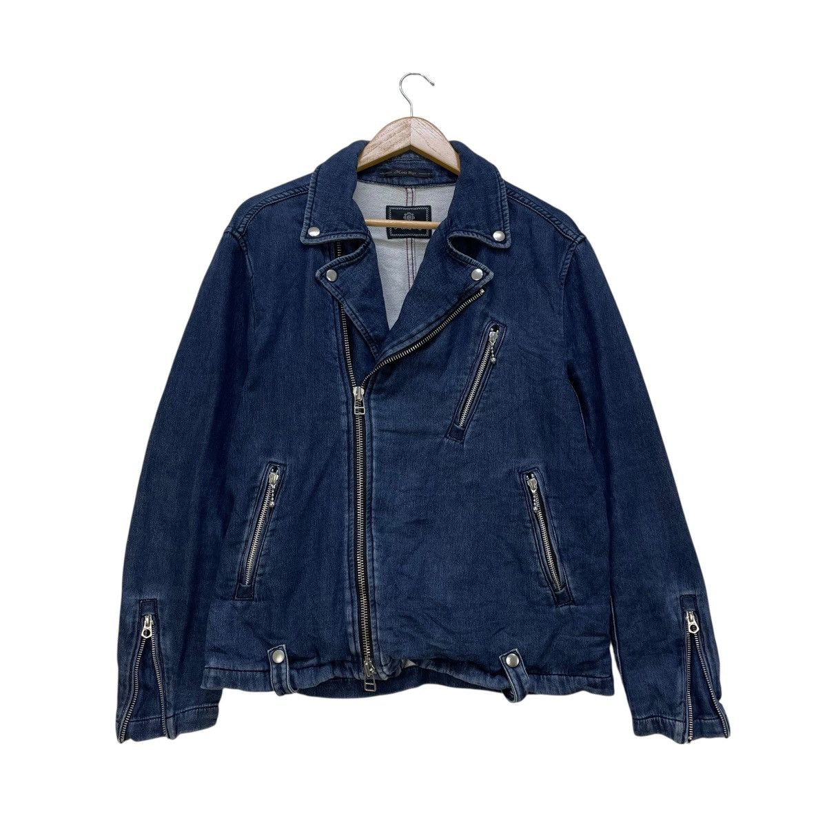 BIGI 💥Vintage Avant Garde Japanese Brand Men Bigi Double Collar Size US M / EU 48-50 / 2 - 1 Thumbnail