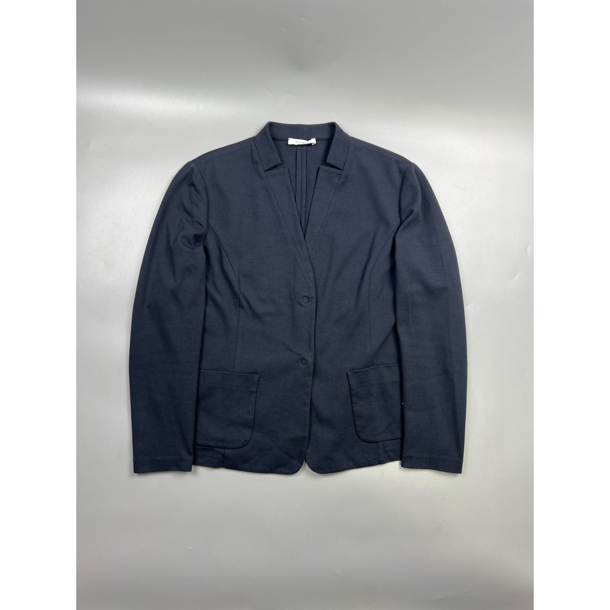 Peserico Peserico Button Down Cotton Blend Blazer (Y0792) Size XL / US 12-14 / IT 48-50 - 1 Thumbnail