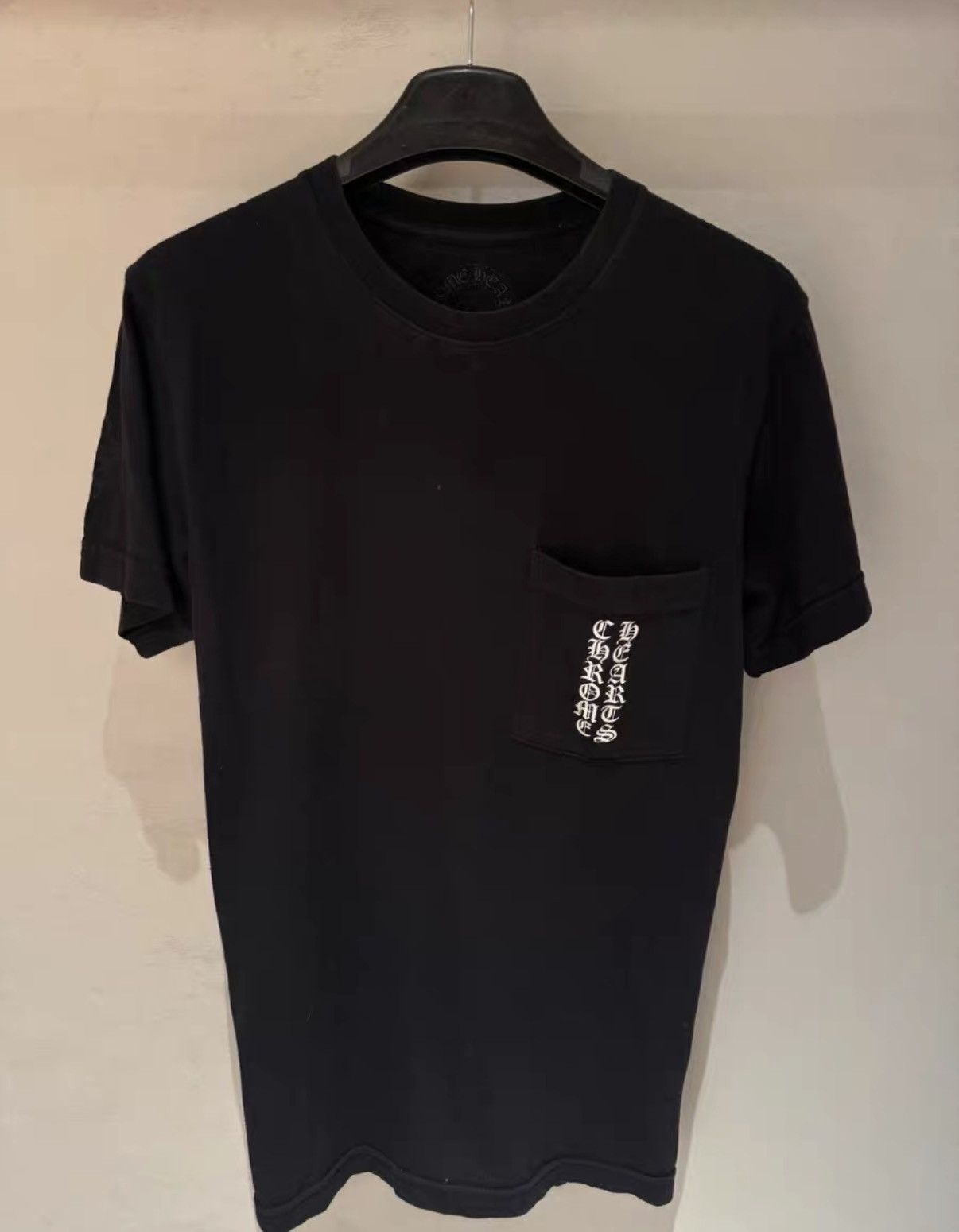 Chrome Hearts Chrome Hearts Black Scroll Shadow Cross Short Sleeve Tee Size US S / EU 44-46 / 1 - 2 Thumbnail