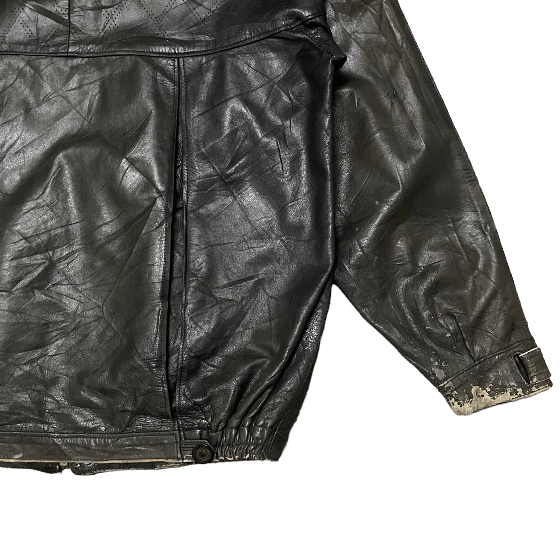 Loewe Loewe Distressed Leather Jacket Vintage Size US M / EU 48-50 / 2 - 20 Thumbnail