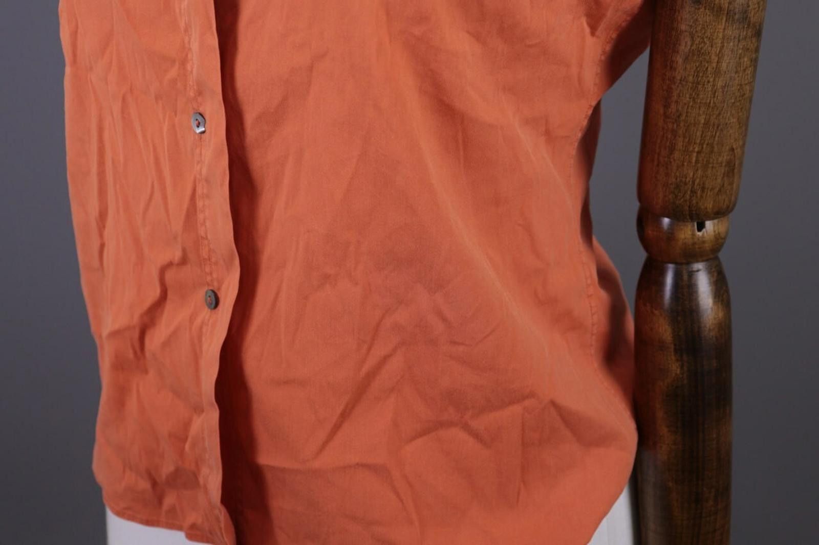 Jil Sander Vintage Jil Sander Orange Button Down Blouse Shirt Size 38 Size M / US 6-8 / IT 42-44 - 7 Thumbnail