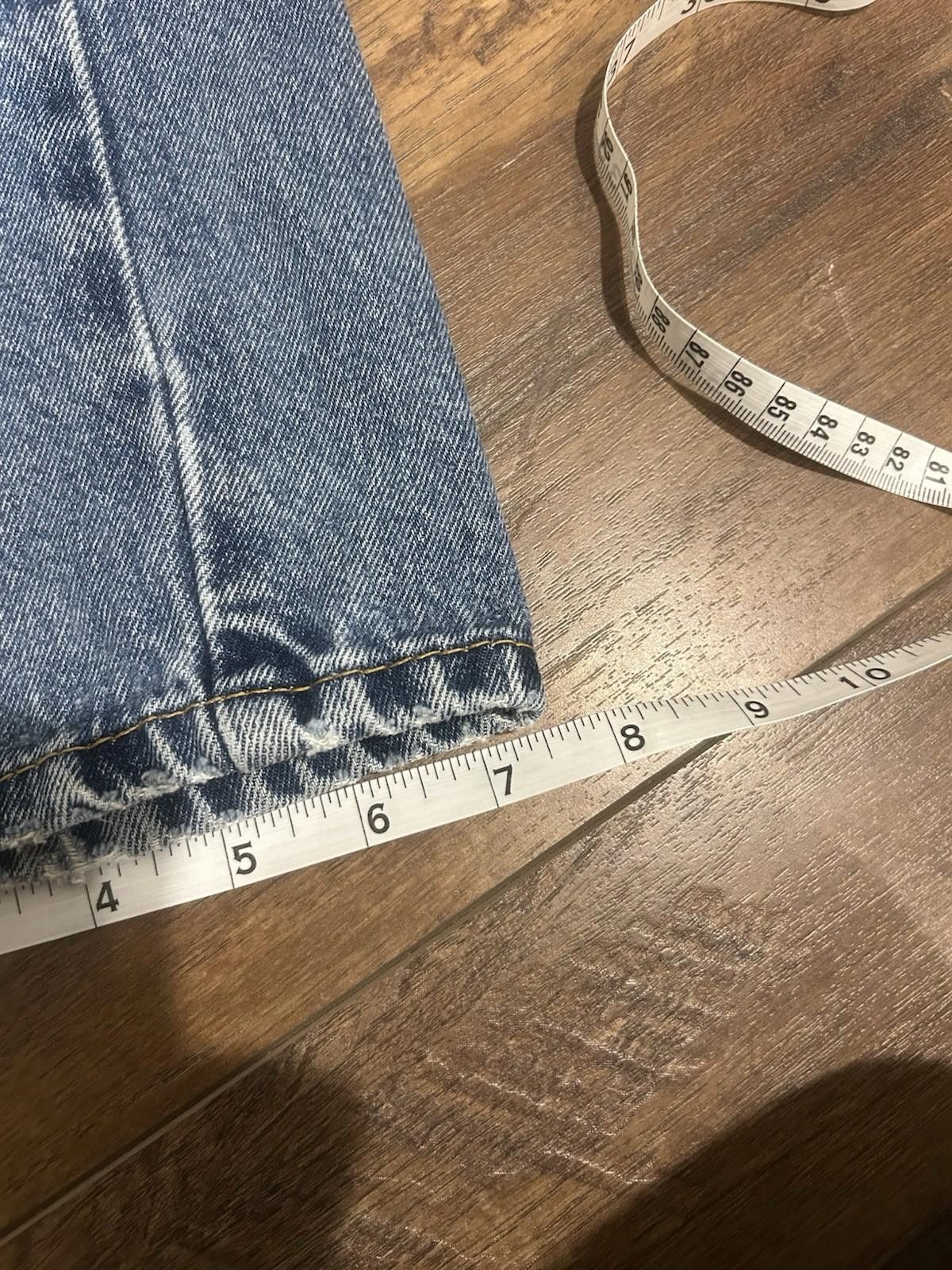 Levi's Vintage Levi's 501 Straight Leg Medium Wash Blue Jeans 31x27 Size US 31 - 8 Thumbnail