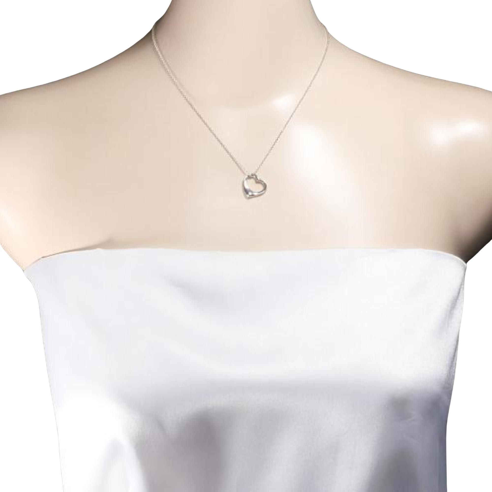 Tiffany & Co. Tiffany & Co Open Heart necklace Size ONE SIZE - 1 Thumbnail