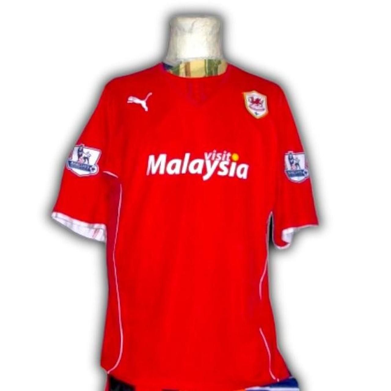 Puma Cardiff City 2013 2014 Home shirt jersey UK Size US XL / EU 56 / 4 - 3 Thumbnail