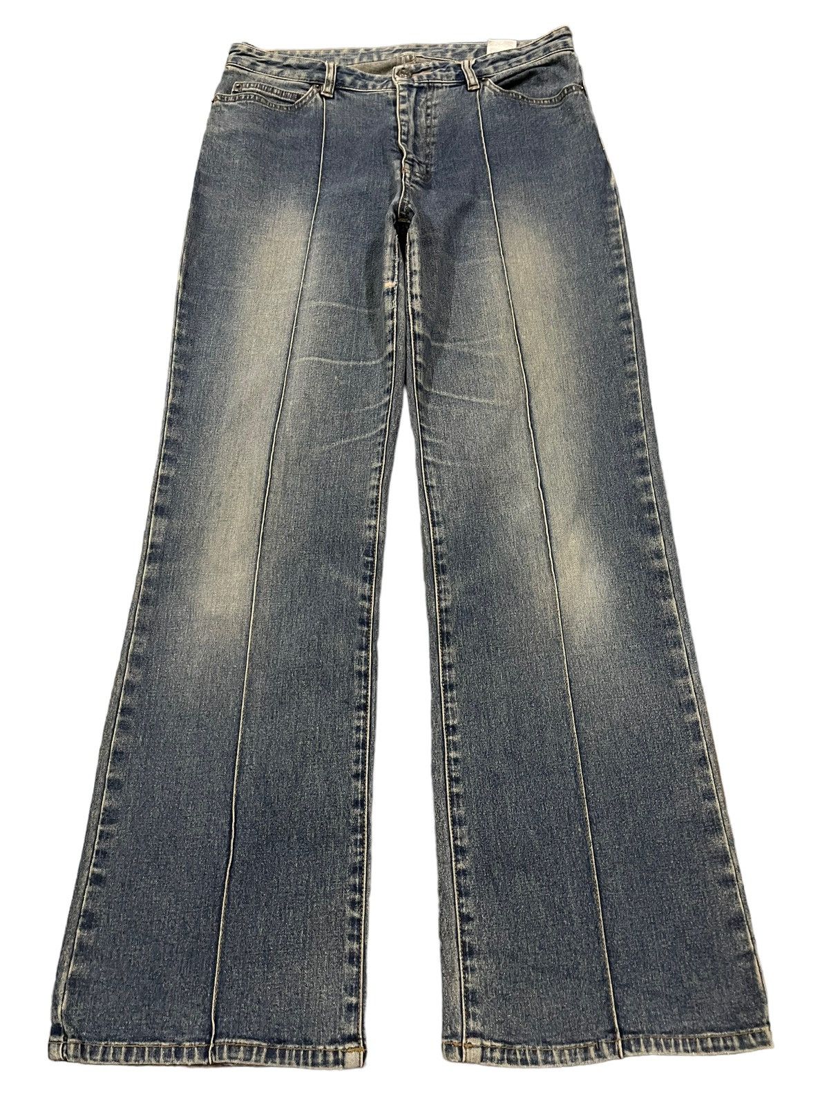 14th Addiction Vintage Japanese Brand Blue Wash Style Baggy Jeans Size US 30 / EU 46 - 1 Thumbnail