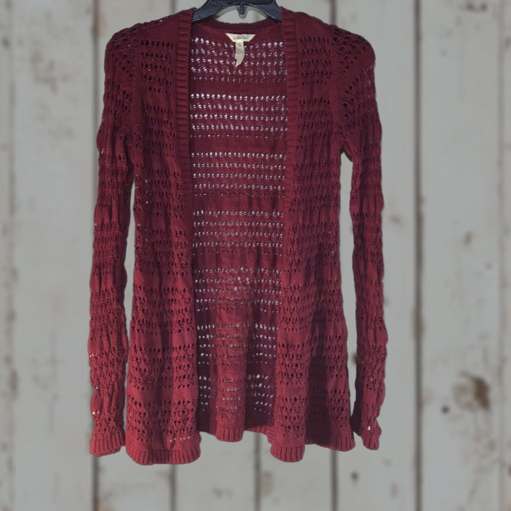 Vintage Matilda Jane Womens Cardigan Sweater Long Sleeve Open-Knit Fall Spring Winter Casual Online Shop Size M / US 6-8 / IT 42-44 - 1 Thumbnail