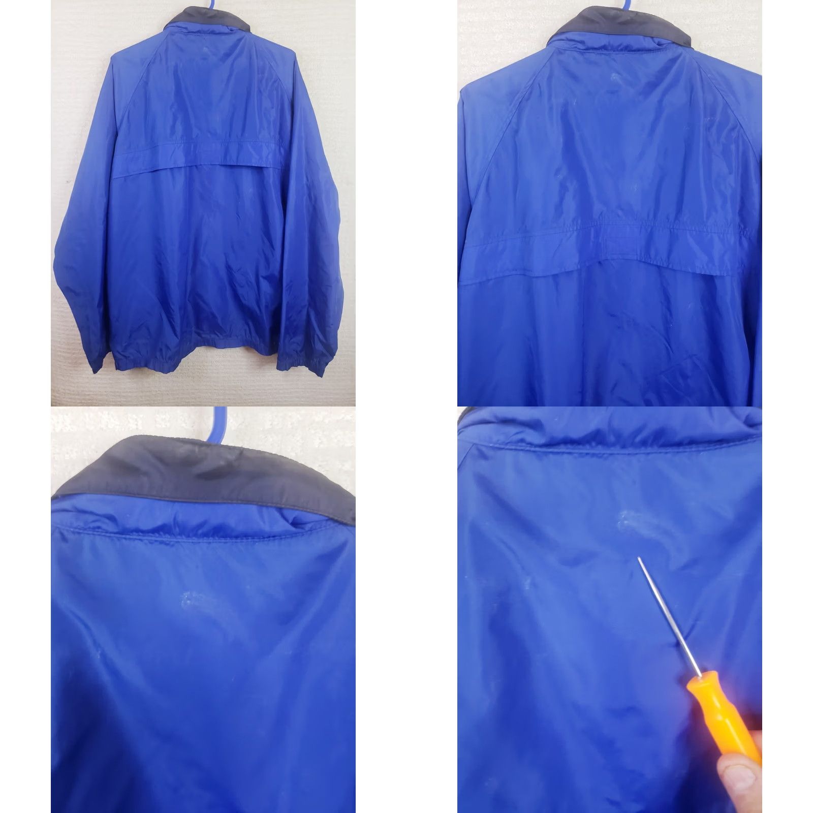 Eddie Bauer Eddie Bauer Rain Jacket Parka Blue XL Stowaway Hood Full Zip Men Coat Size US XL / EU 56 / 4 - 8 Thumbnail