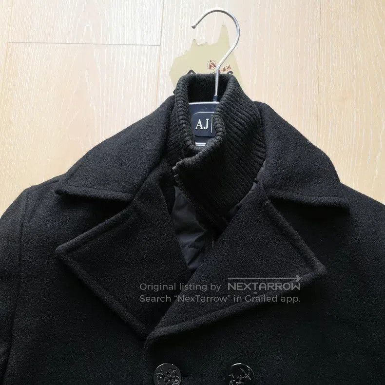 Schott Schott NYC Men's Wool Padded Double-breasted Slim Coat Jac Size US L / EU 52-54 / 3 - 8 Thumbnail