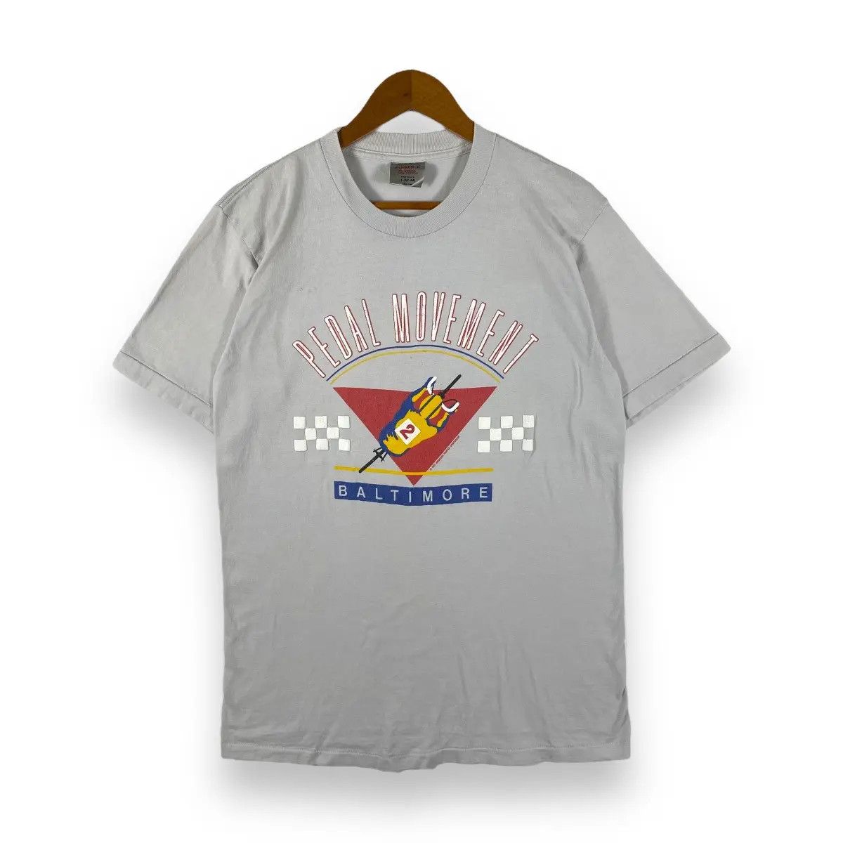 Vintage 80's BALTIMORE PEDAL MOVEMENT Graphic Tee Shirt