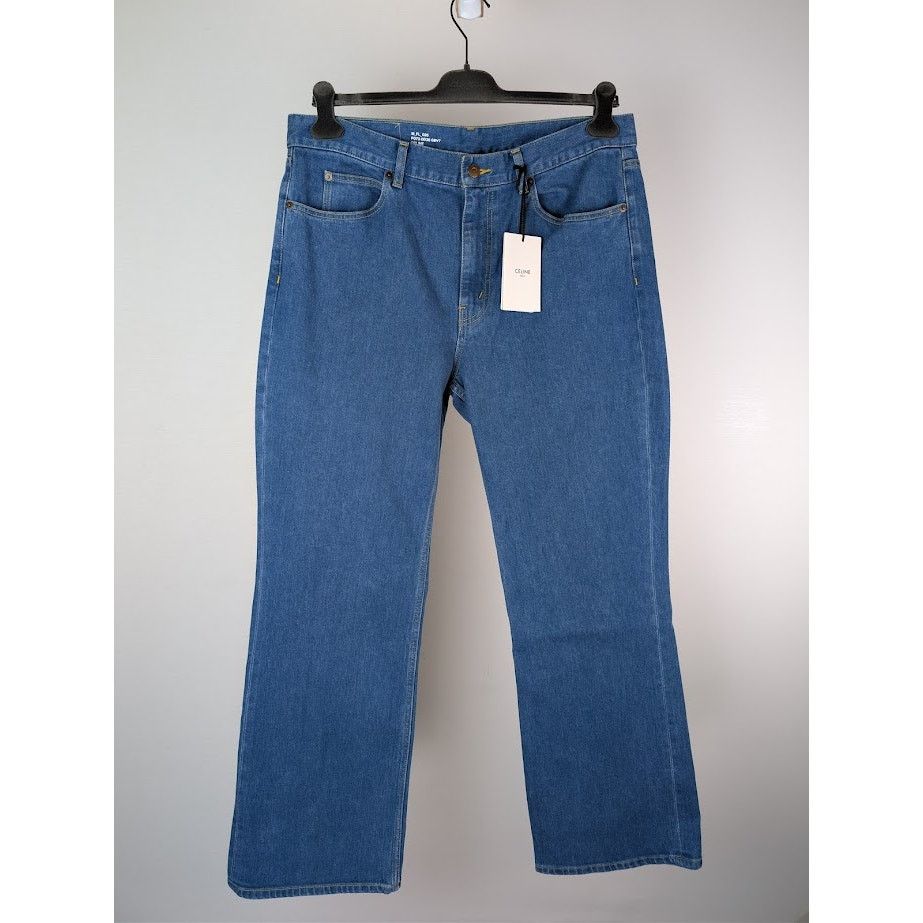 Celine o1rshd1 Denim Jeans in Blue Size US 34 / EU 50 - 2 Thumbnail