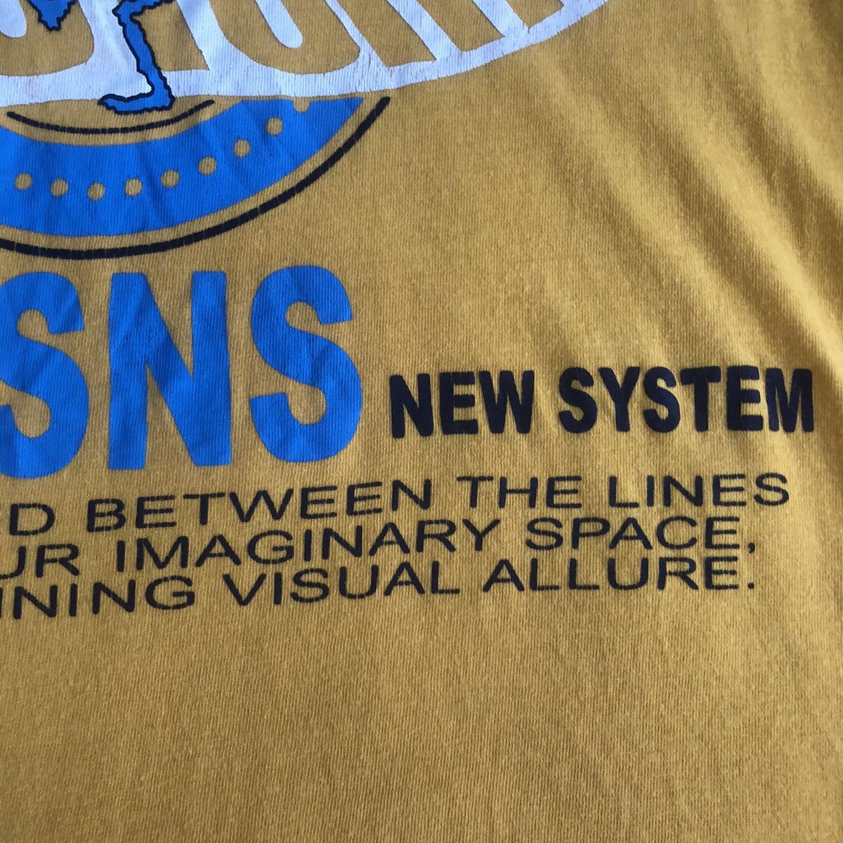 Vintage Vintage usns united state new system t shirt Size US M / EU 48-50 / 2 - 7 Thumbnail