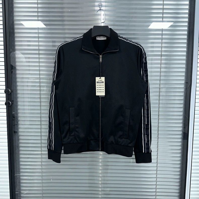 Givenchy Givenchy Striped letter stand collar jacket 2506-Nextarrow Size US S / EU 44-46 / 1 - 1 Thumbnail