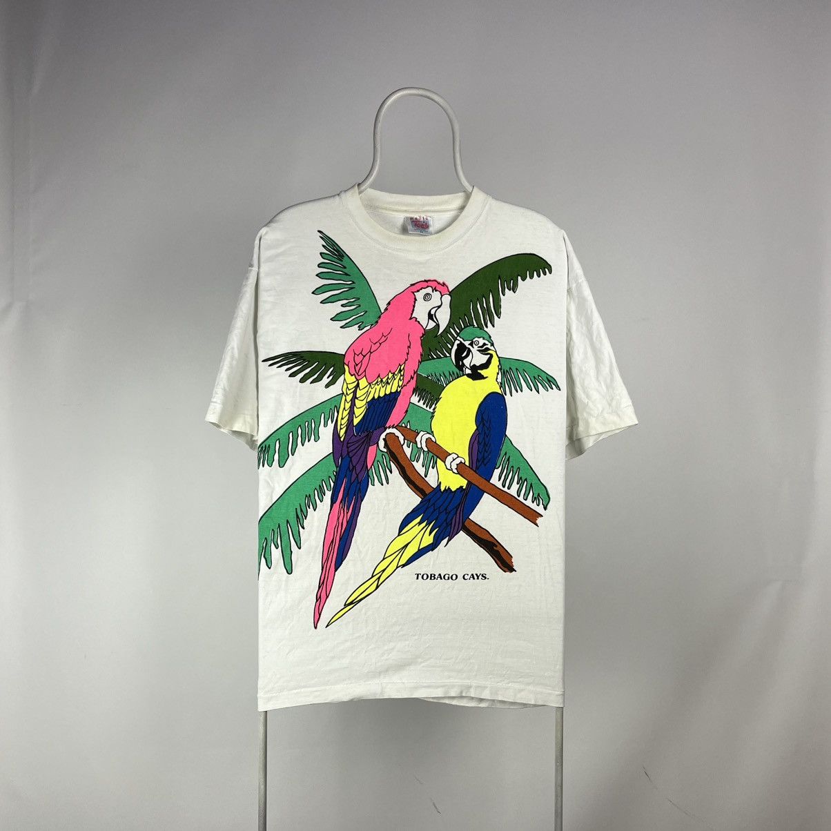 Band Tees Vintage Art Rio de Janeiro Parrot Tshirt all print size XXL Size US XXL / EU 58 / 5 - 1 Thumbnail