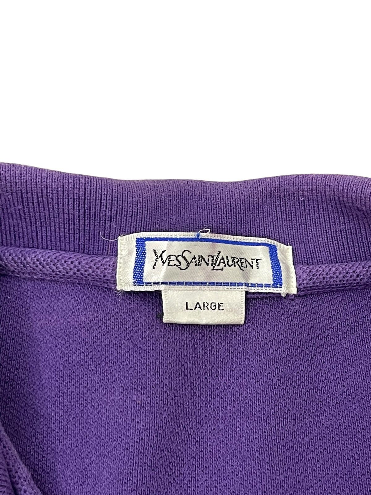 Yves Saint Laurent Vtg Yves Saint Laurent Polo Shirt 5🟩9 Size US L / EU 52-54 / 3 - 9 Thumbnail