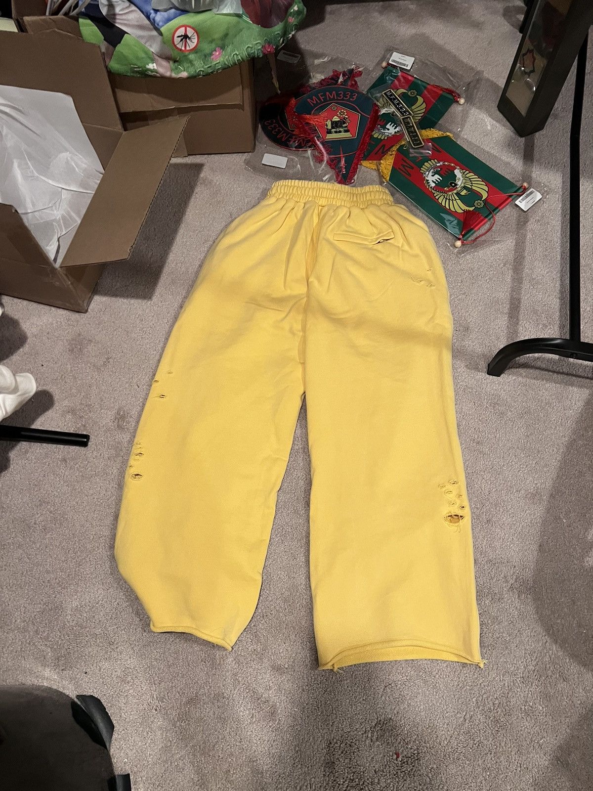 murd333r.fm General Issue: Special Ops Indo Yellow Sweatpants | mfm333 Size US 28 / EU 44 - 2 Thumbnail