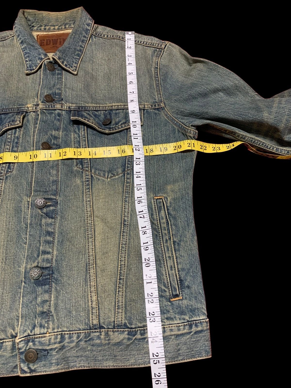 Edwin Vintage EDWIN Japanese Denim International Basic jacket Size US L / EU 52-54 / 3 - 8 Thumbnail