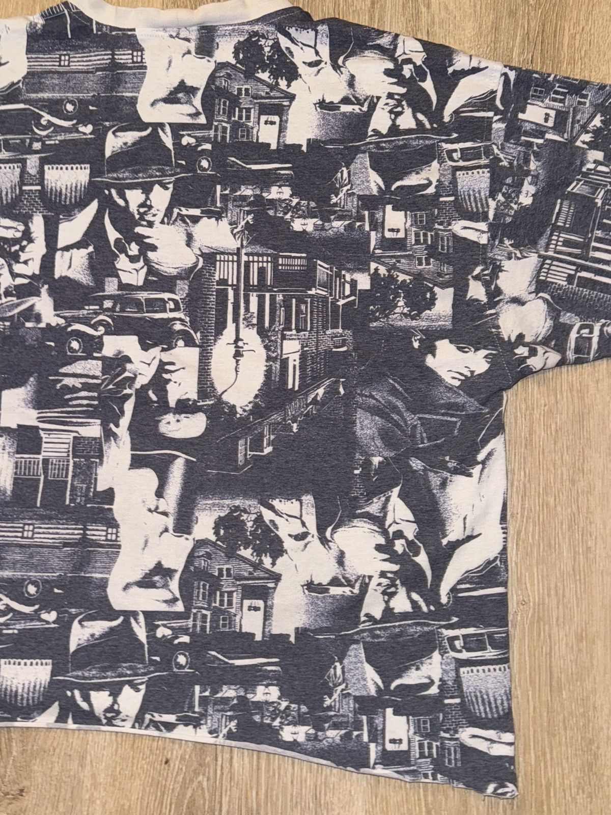 Other Vintage Film Noir Collage T-Shirt All Over Print Photo Art L Size US L / EU 52-54 / 3 - 12 Thumbnail