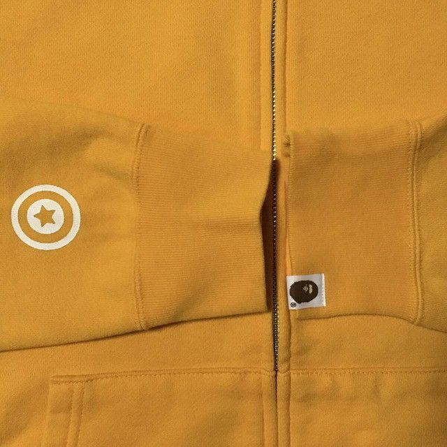 Bape BAPE camo Shark full zip hoodie orange a bathing ape Size US M / EU 48-50 / 2 - 6 Thumbnail