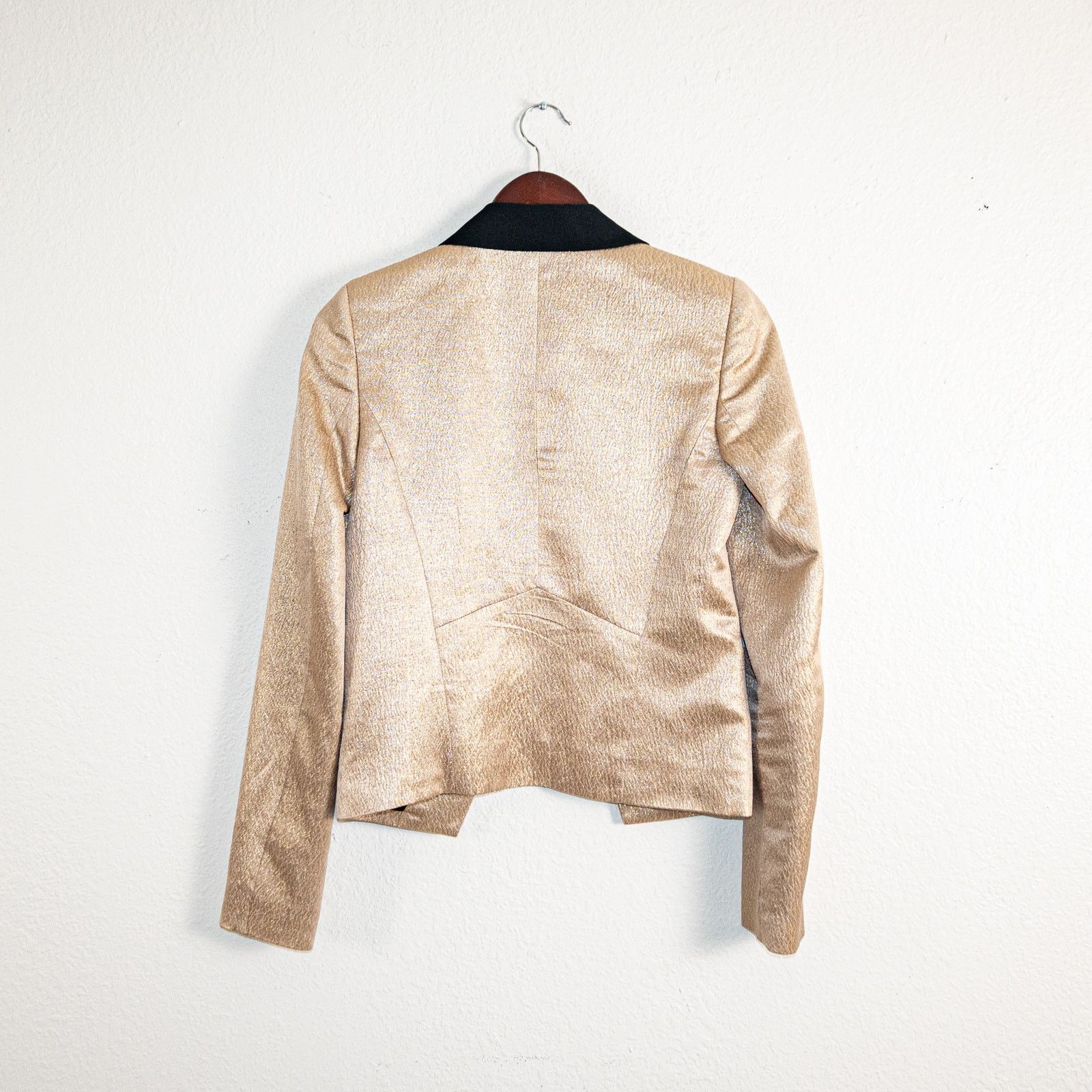 Derek Lam 10 Crosby DEREK LAM 10 Crosby $575 Rose Metallic Blazer Jacket size 2 Size XS / US 0-2 / IT 36-38 - 8 Thumbnail