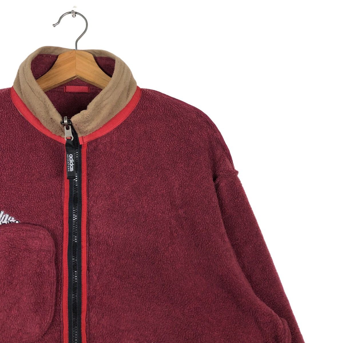Adidas 🔥Vintage Adidas Bomber Jacket Fleece Big Logo Size US M / EU 48-50 / 2 - 19 Thumbnail