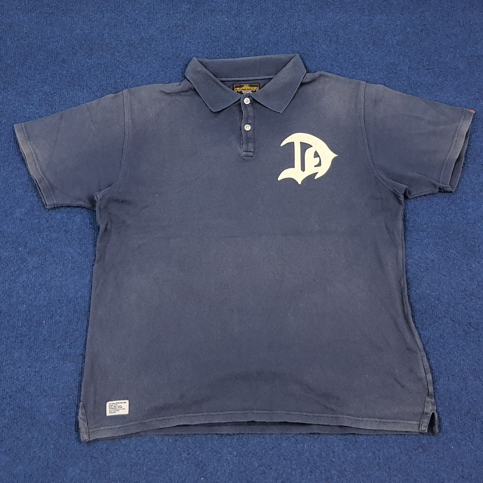 Japanese Brand × Vintage × Wtaps Vintage WTAPS 23 Japanese Streetwear Brand Polo Shirt Size US L / EU 52-54 / 3 - 3 Thumbnail