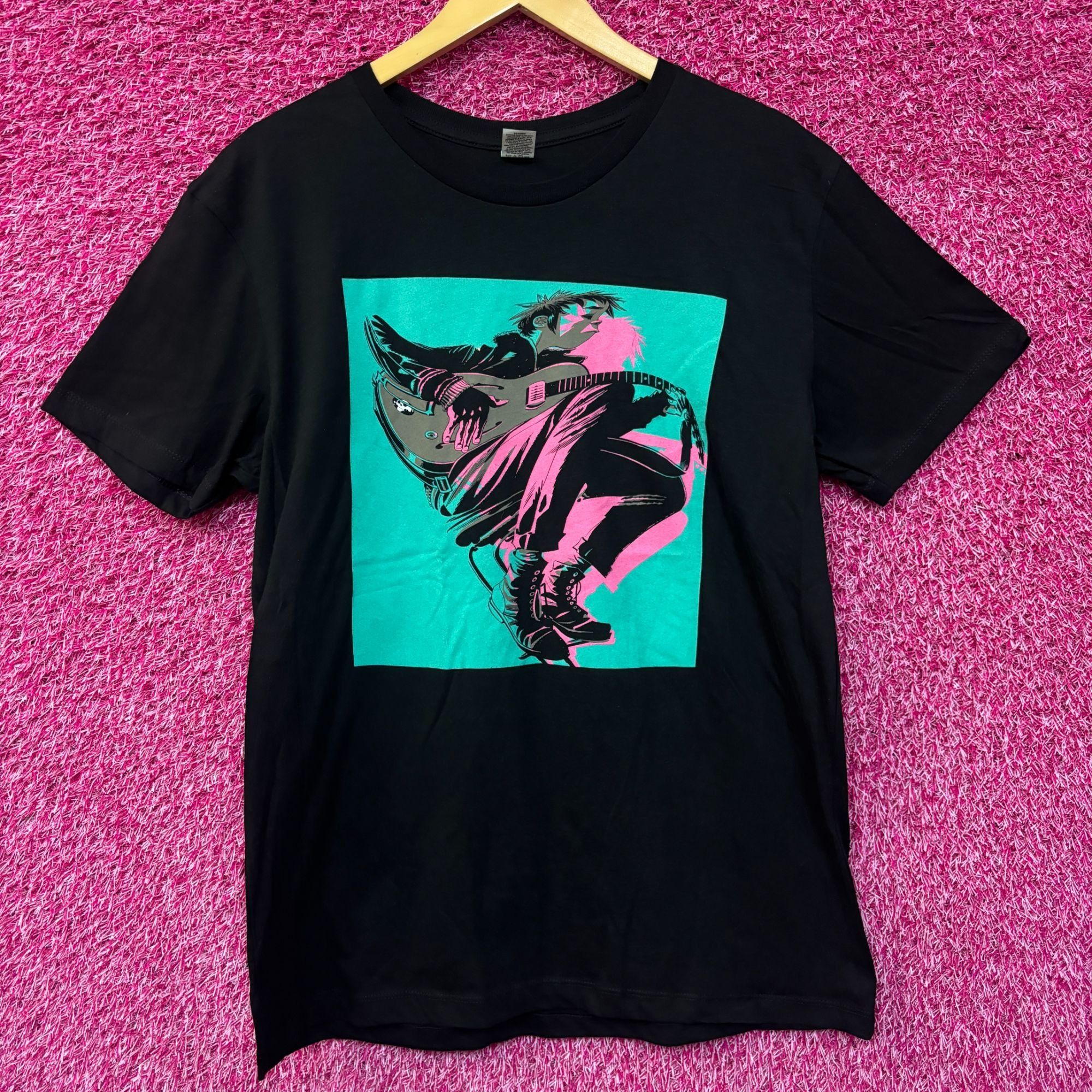 Other Gorillaz The Now Now Neon 2-D Poster Oversized Rock Tee larg Size US L / EU 52-54 / 3 - 1 Thumbnail