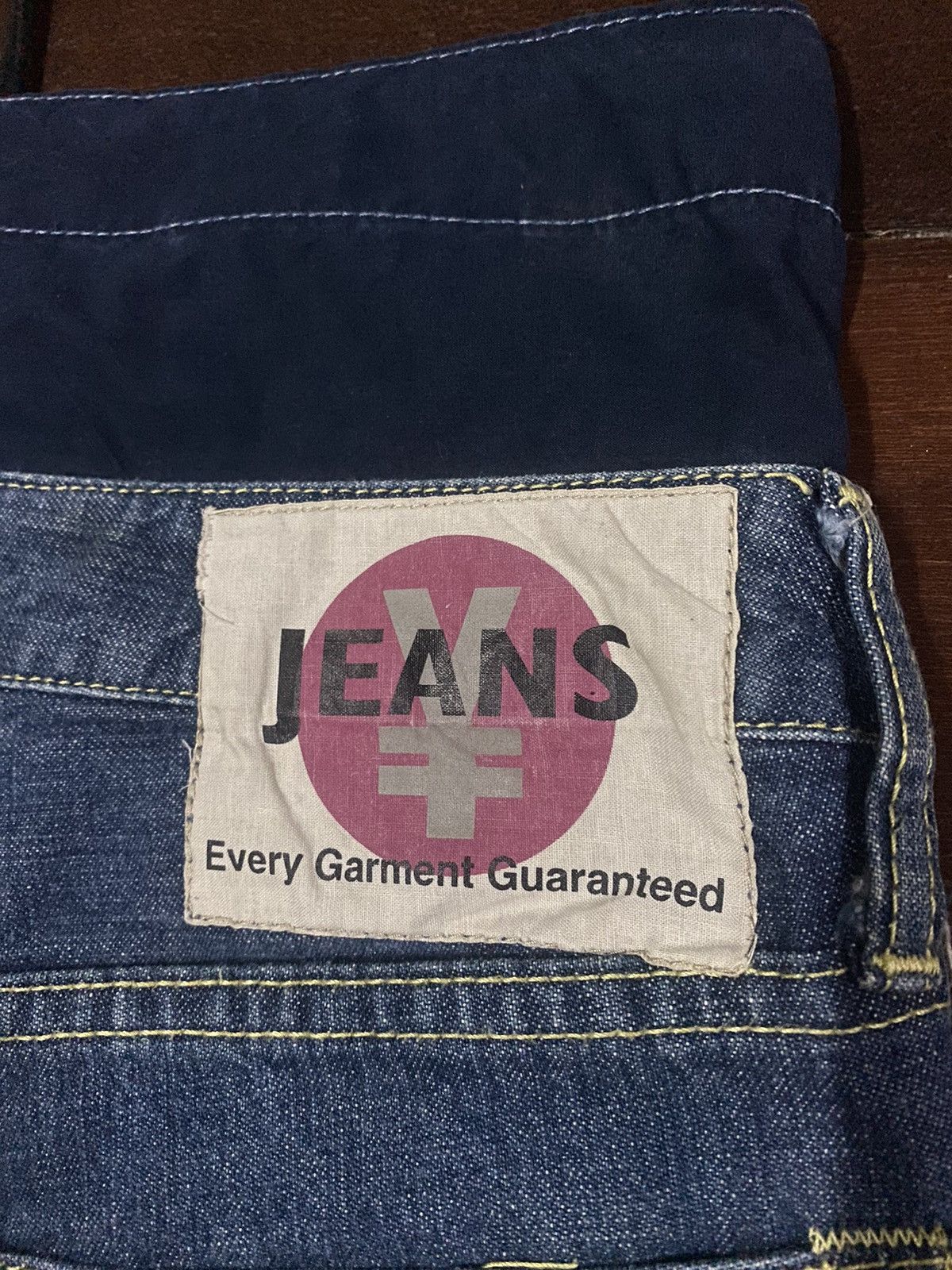 Evisu × Japanese Brand × Le Grande Bleu (L.G.B.) vintage yen japanese brand double waist denim nice design B1 Size US 33 - 15 Thumbnail