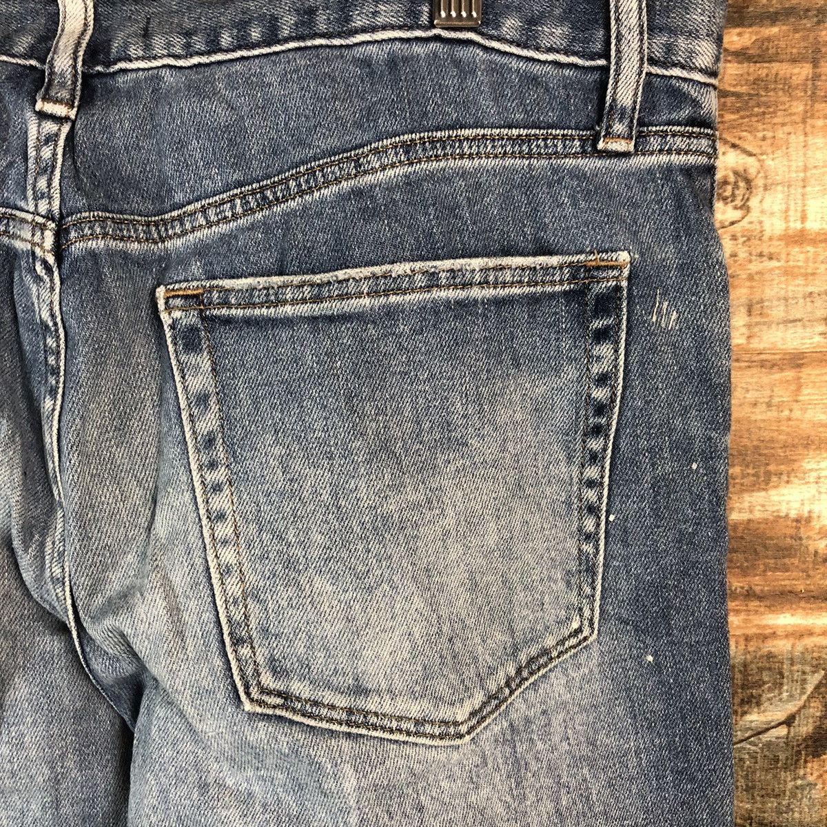 Japanese Brand DL Uniqlo Jeans Distressed Denim Pants #C150 Size US 34 / EU 50 - 18 Thumbnail