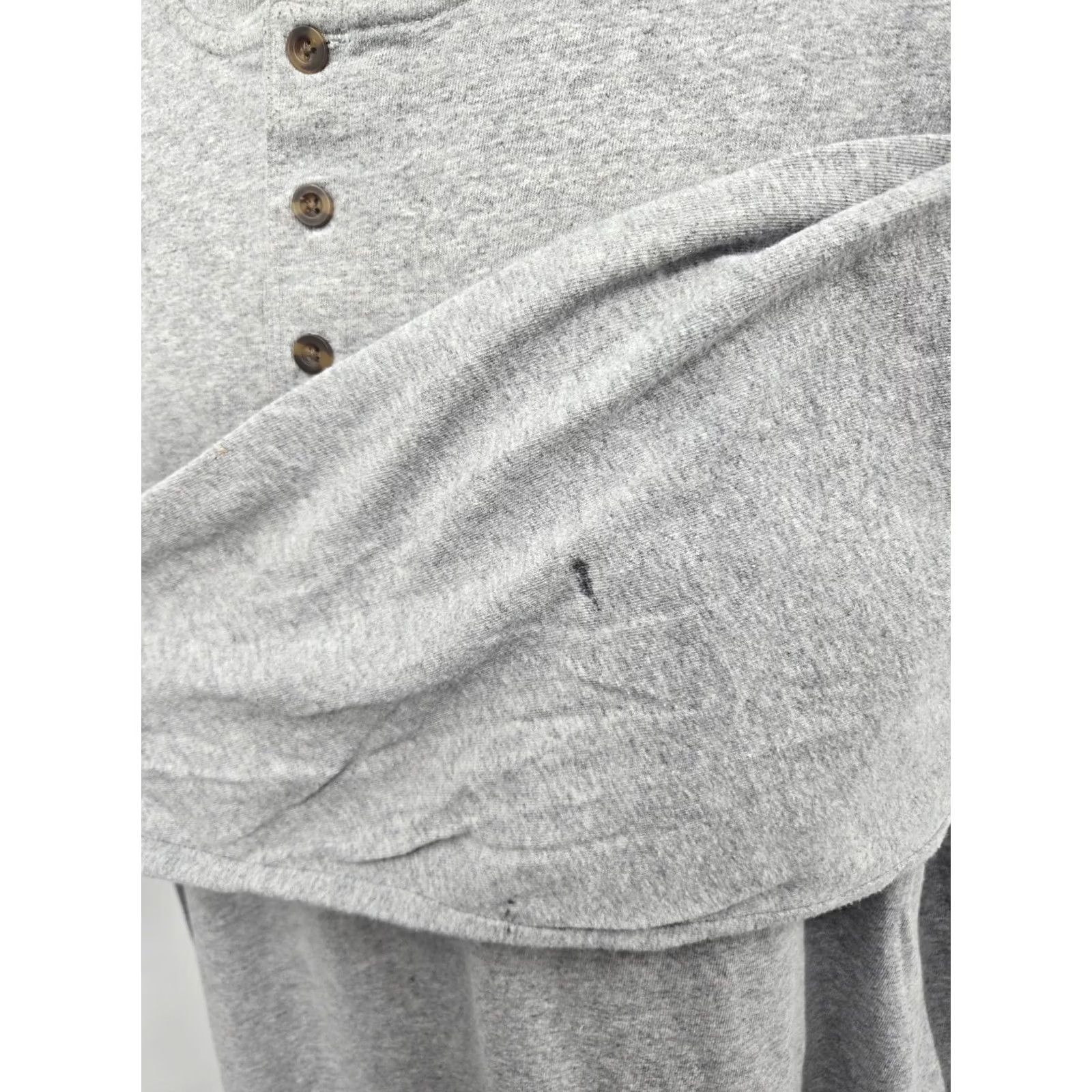Carhartt Carhartt Henley T-Shirt 2XL Gray Long Sleeve Men XXL Gray Logo Knit Cotton Polyester Shirt Casual Vintage: No, Indoor/Outdoors? Size US XXL / EU 58 / 5 - 3 Thumbnail