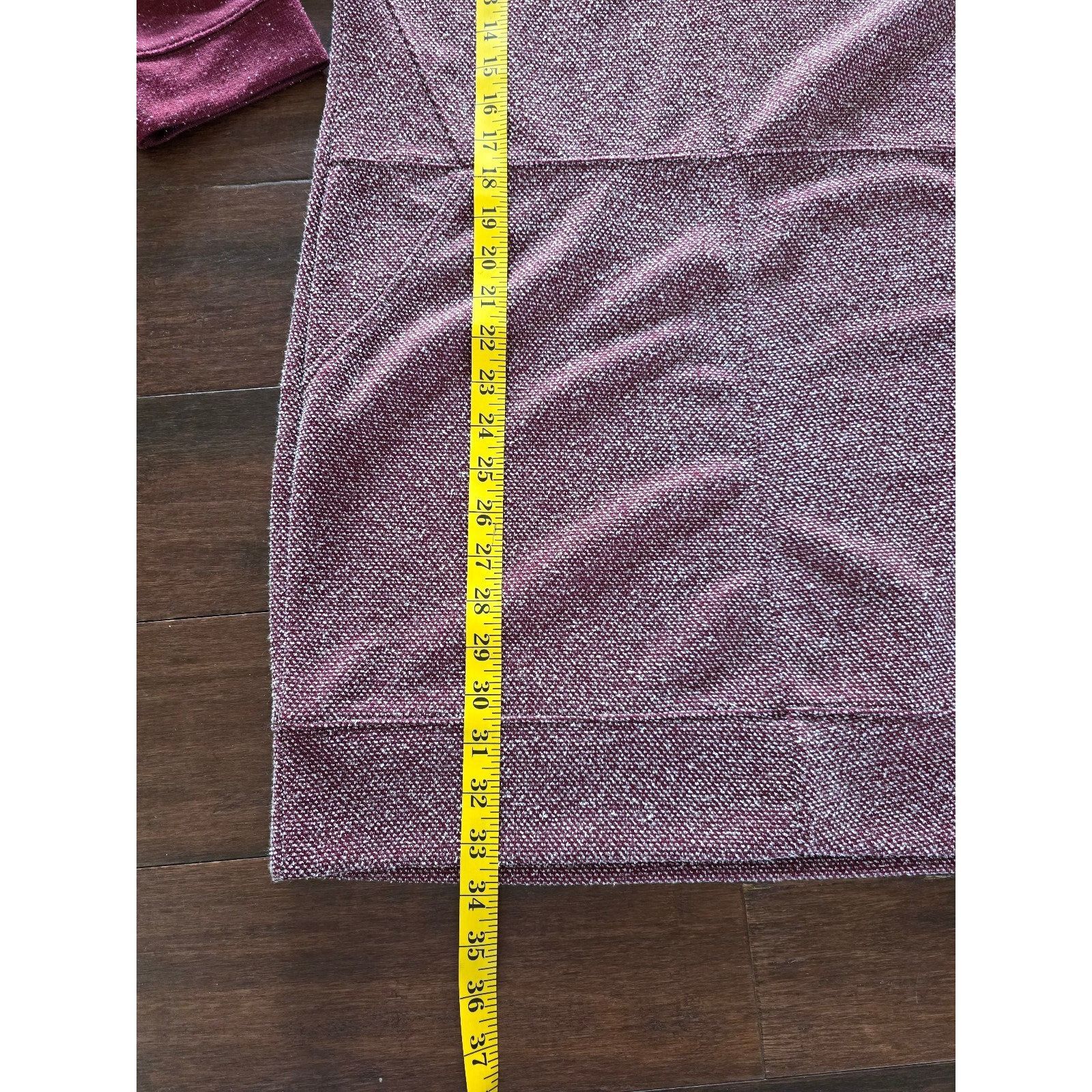 Other Women's Size Medium NY & C Maroon Sweater Dress Casual New Y Size M / US 6-8 / IT 42-44 - 3 Thumbnail