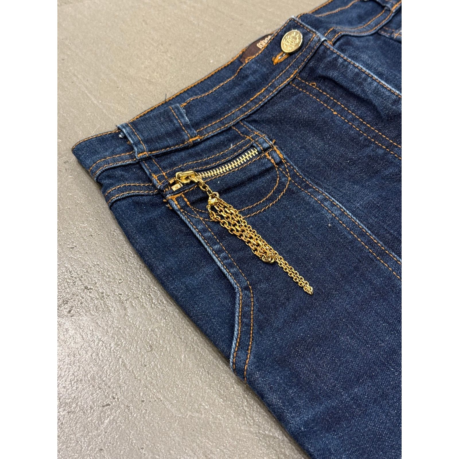 Roberto Cavalli 2008 Roberto Cavalli embellished flared jeans Size 26" / US 2 / IT 38 - 2 Thumbnail