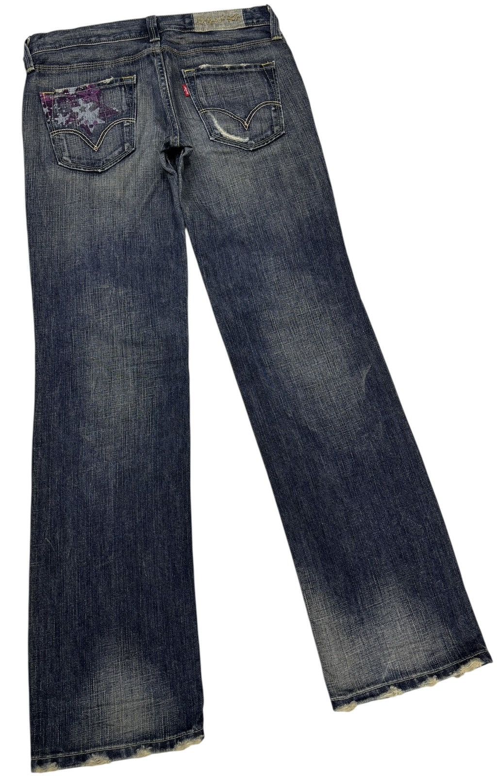 Junya Watanabe × Levi's 🔥VINTAGE LEVIS MUD WASH STYLE DISTRESSED DENIM JEANS Size 30" / US 8 / IT 44 - 4 Thumbnail