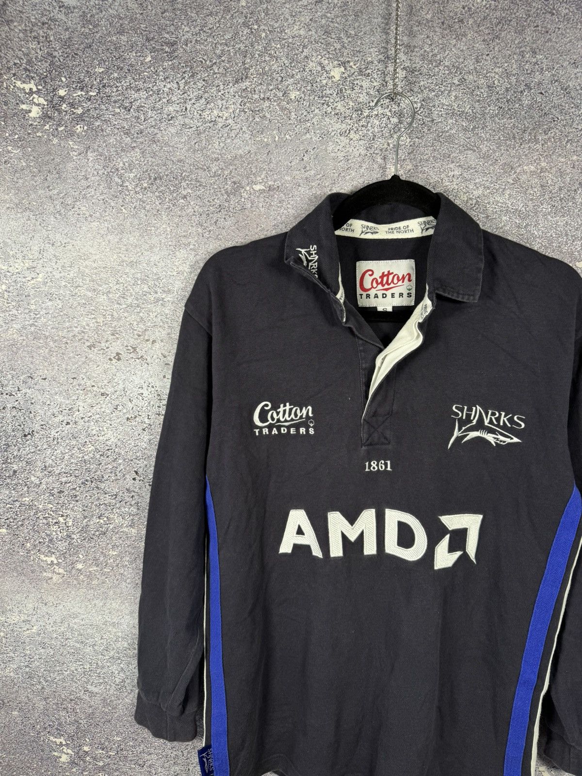 Cotton Traders × Vintage Vintage Sale Sharks Rugby Jersey Large Cotton Traders 2004 Size US S / EU 44-46 / 1 - 3 Thumbnail
